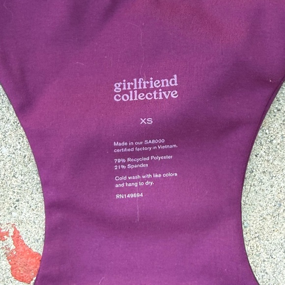 Girlfriend Collective Set top XS leggings Medium - Picture 2 of 6